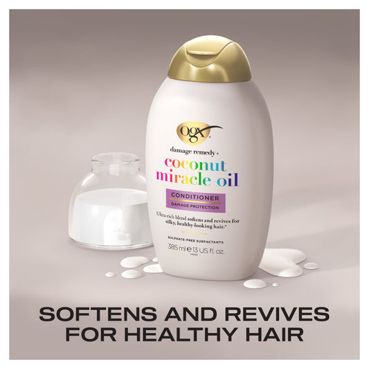 OGX Coconut Miracle Oil Conditioner for Damaged Hair 385ml — image 2