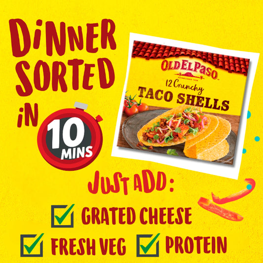 Old El Paso Crunchy Taco Shells X12 156G — image 2