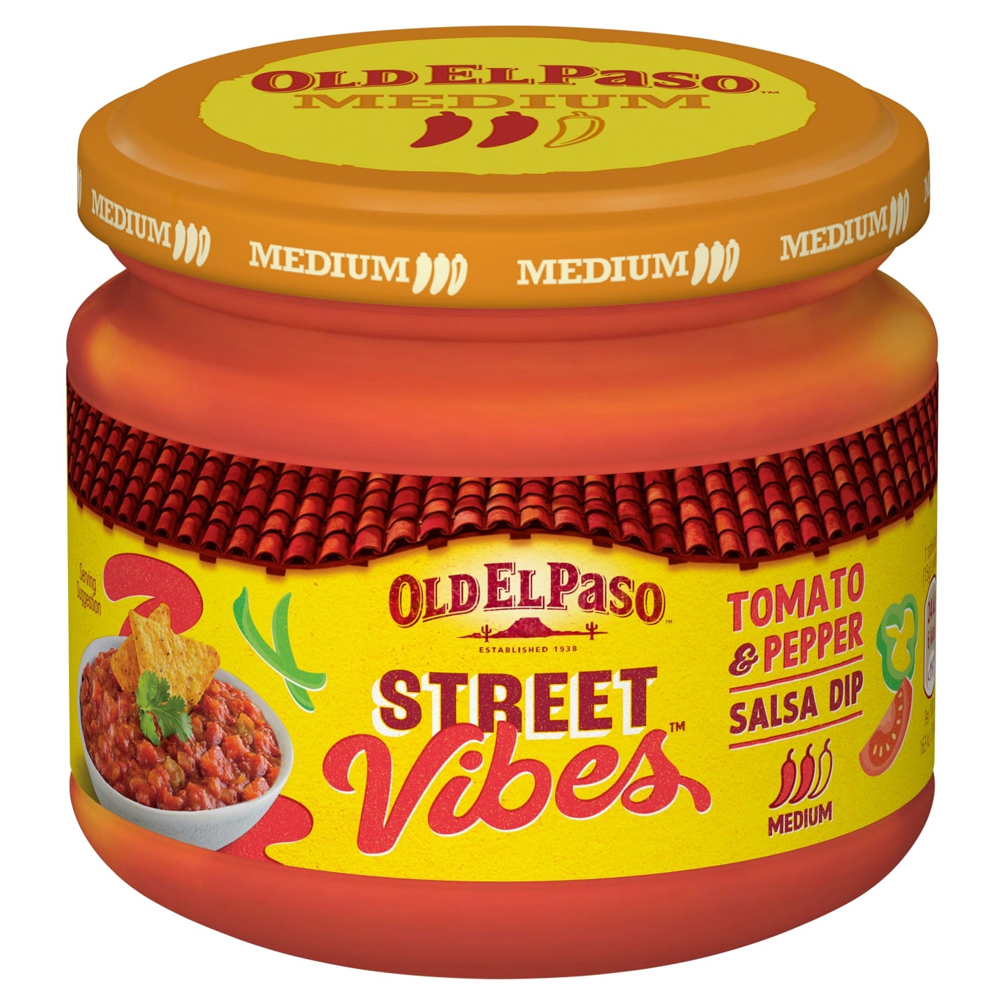 Old El Paso Street Vibes Salsa Dip - Tomato & Pepper 312g — image 4