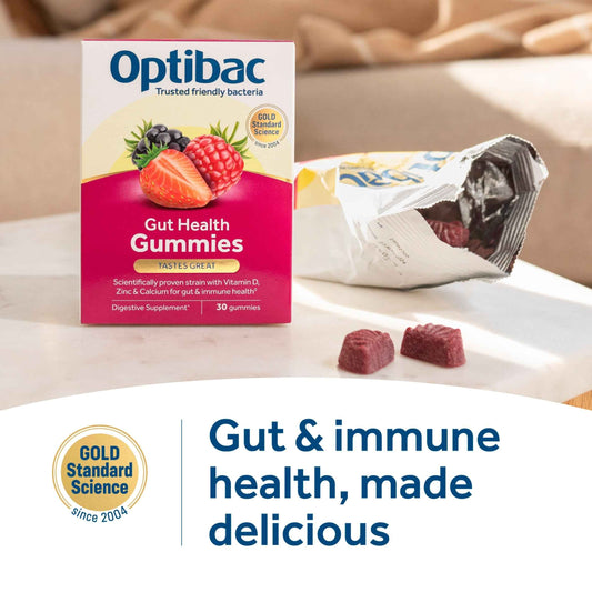 OPTIBAC Probiotics Gut Health Gummies 30s