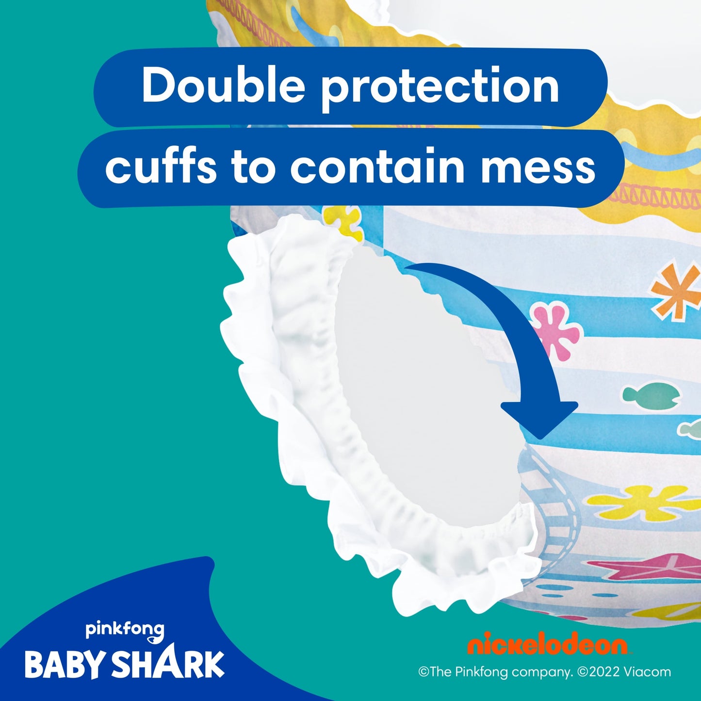 Pampers Splashers Baby Shark Size 3-4 Swim Nappies 12 Pack — image 5