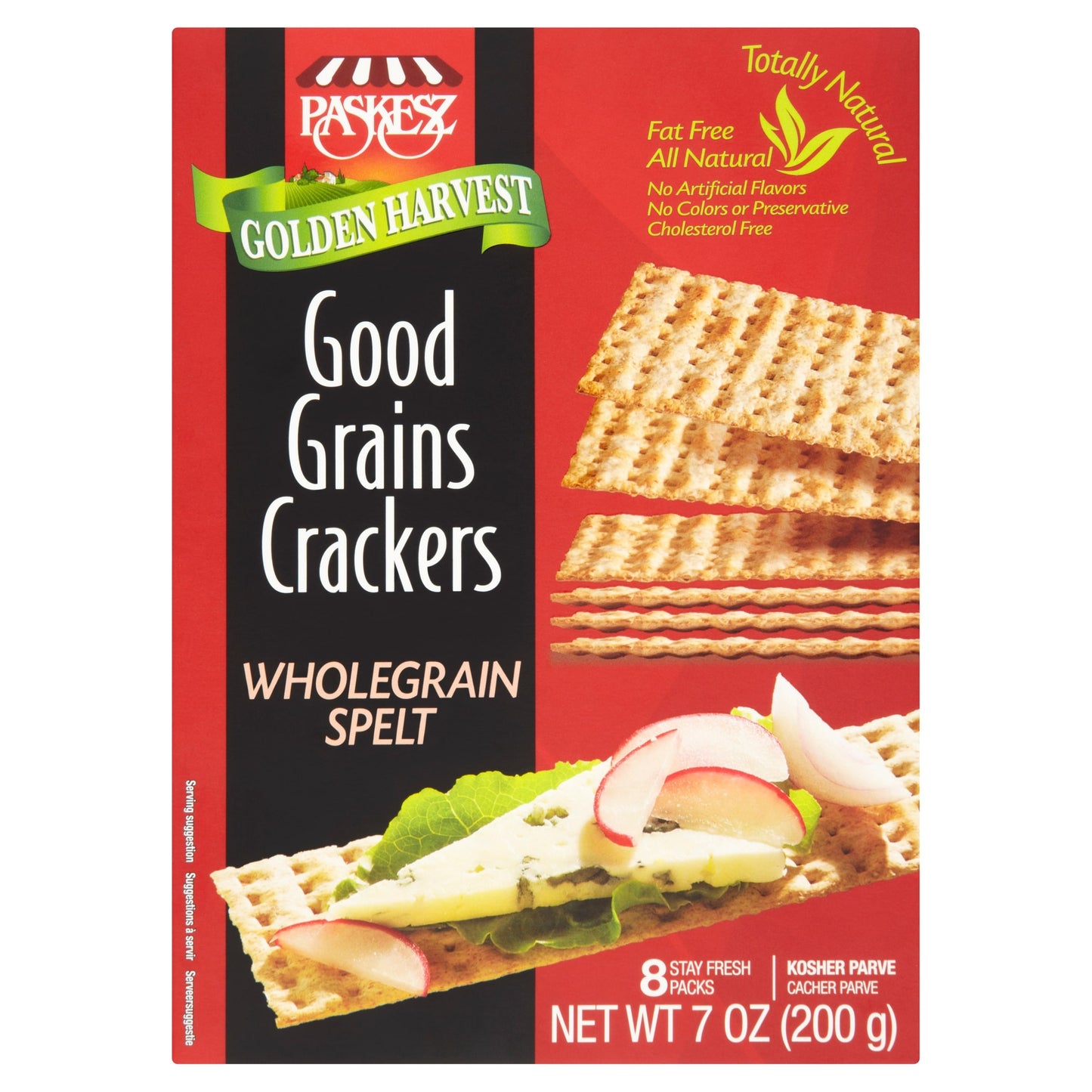 Paskesz Good Grains Crackers 8S 200G — image 1