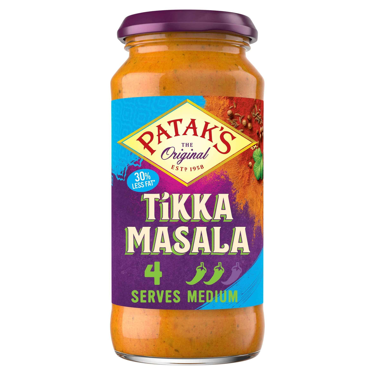 PATAK'S Tikka Masala Sauce 30% Less Fat 450g