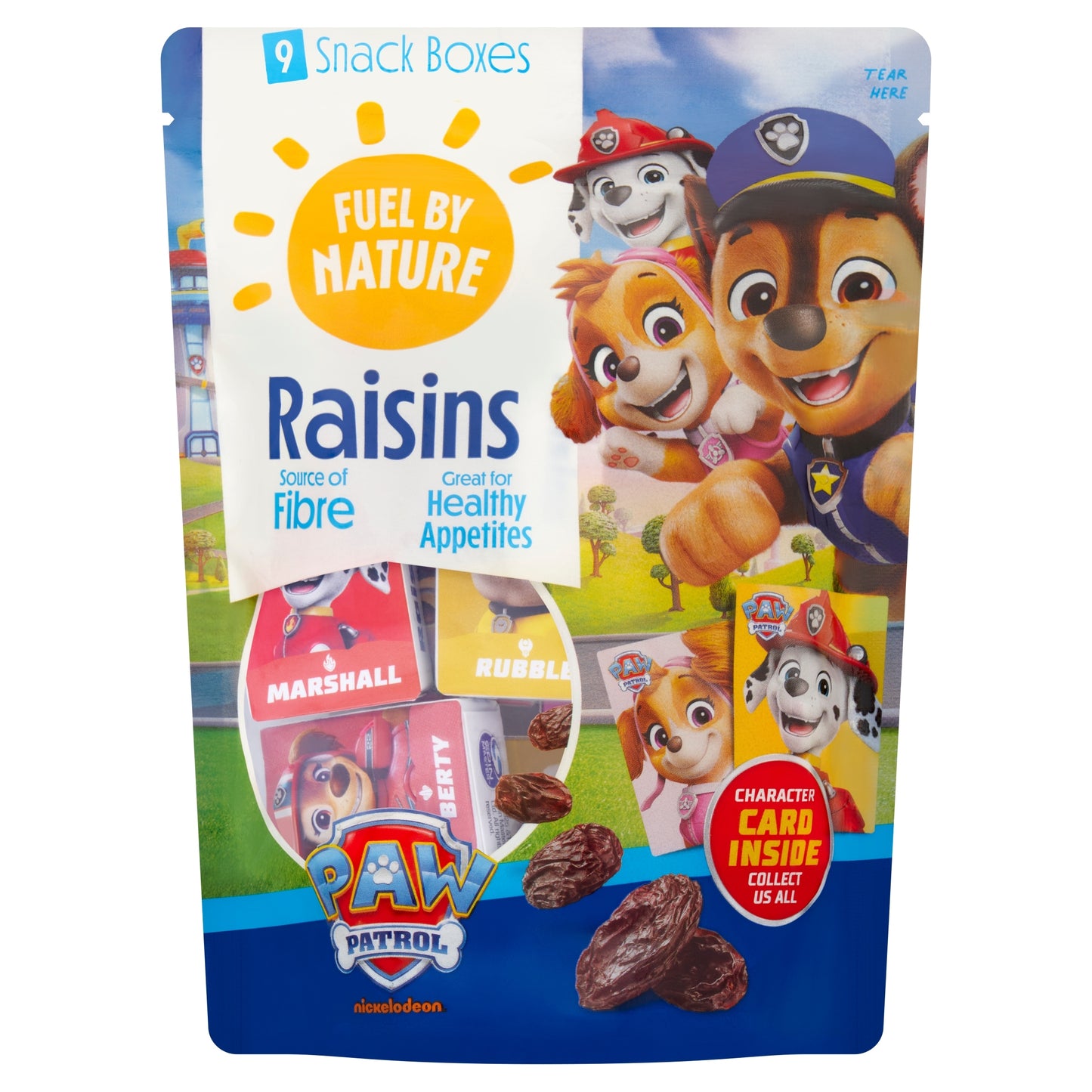Paw Patrol Raisins Snack Boxes 126g (9 x 14g) — image 1