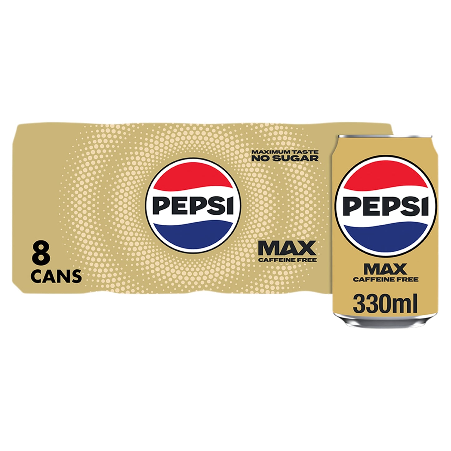Pepsi Max No Caffeine No Sugar Cola Cans 8x330ml — image 1