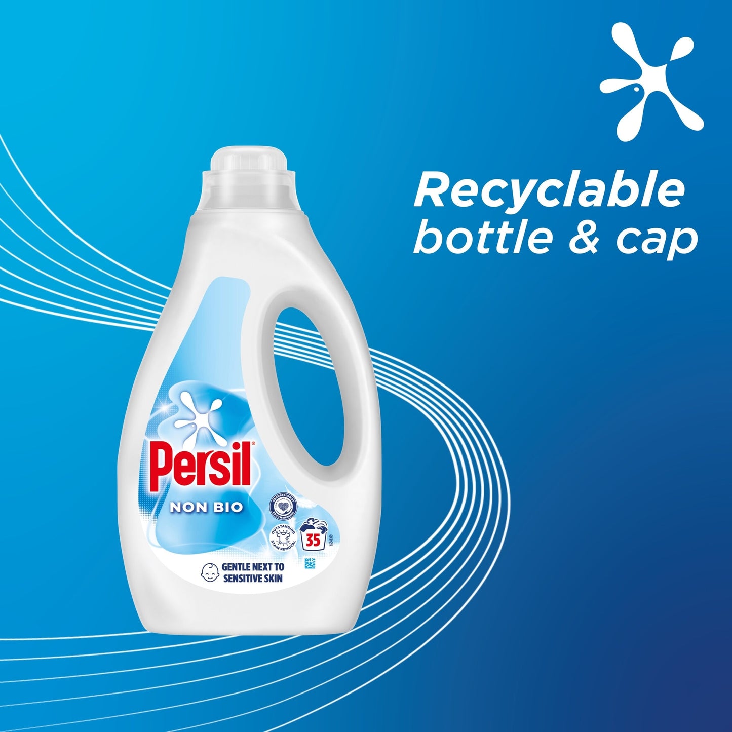 Persil Non Bio Laundry Washing Liquid Detergent 35 Washes 945ML — image 5