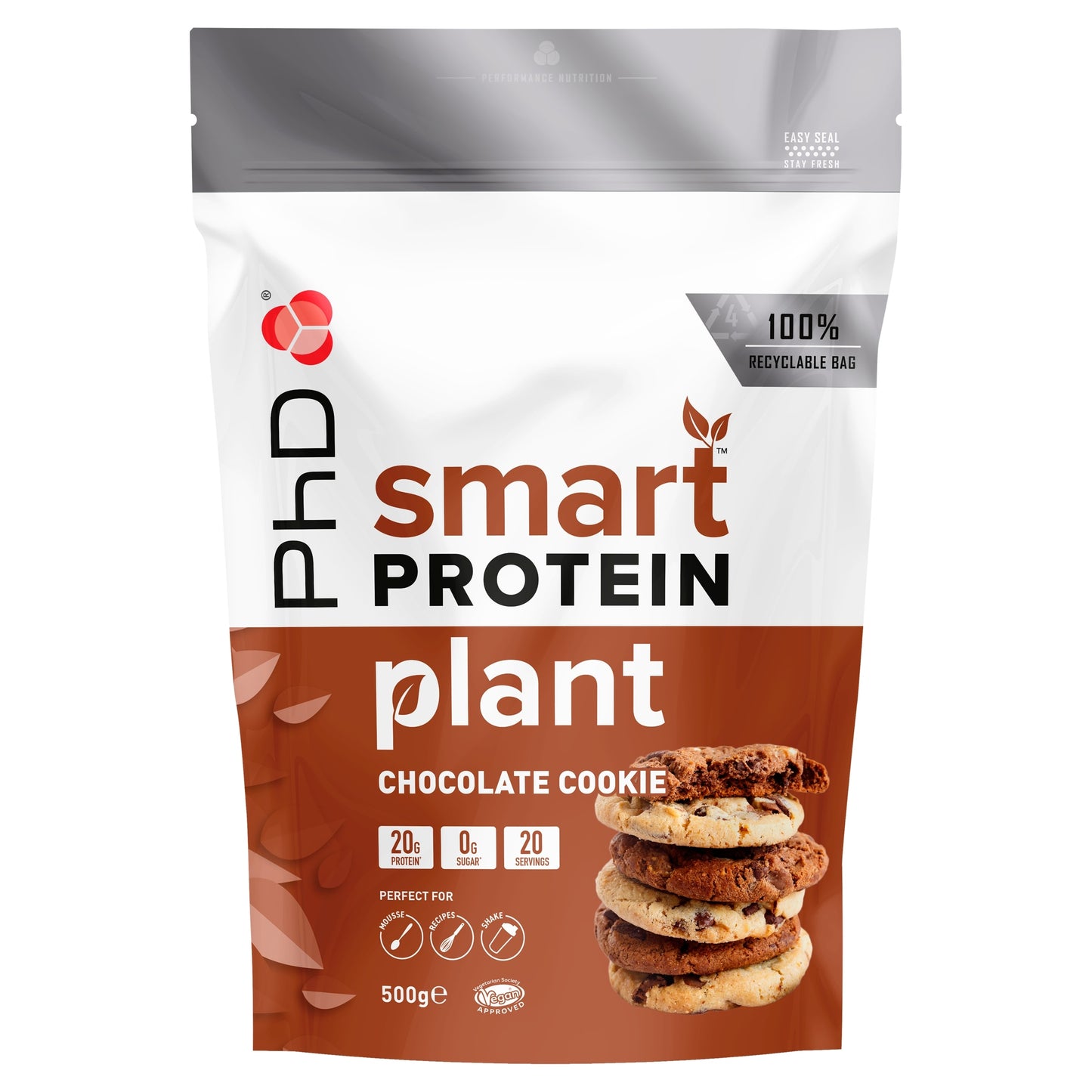 PhD Smart Protein Plant Powder - Chocolate Cookie 500g — image 1
