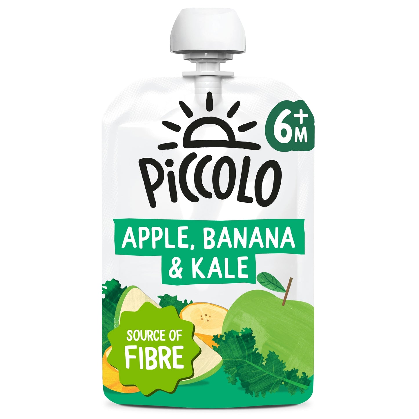 Piccolo Baby Organic Apple, Banana & Kale 100g — image 1