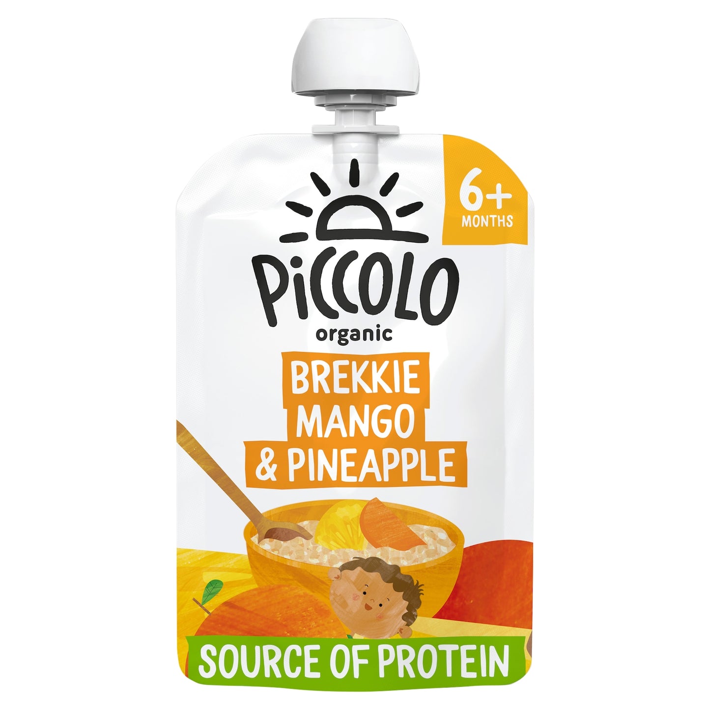 Piccolo Organic Brekkie Mango & Pineapple 100g — image 1