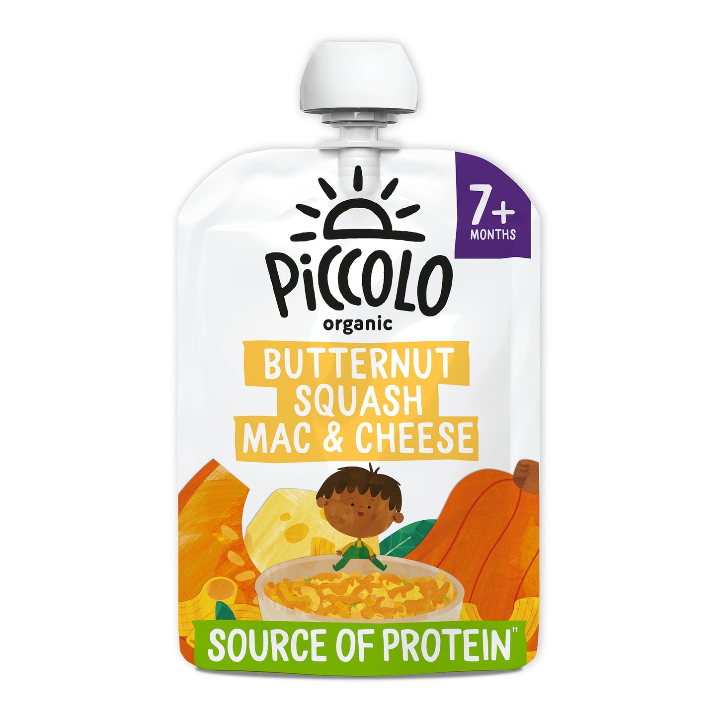 Piccolo Organic Squash Macaroni & Cheese Meal 130G — image 1