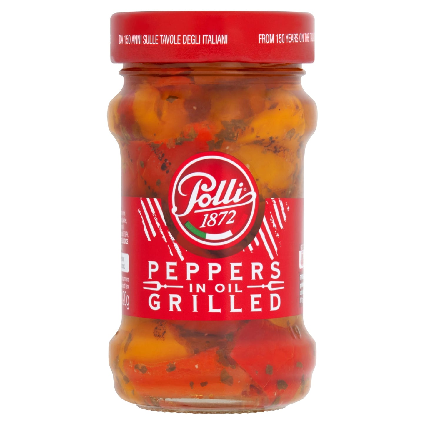 Polli Grilled Peppers in Oil 190g — image 1
