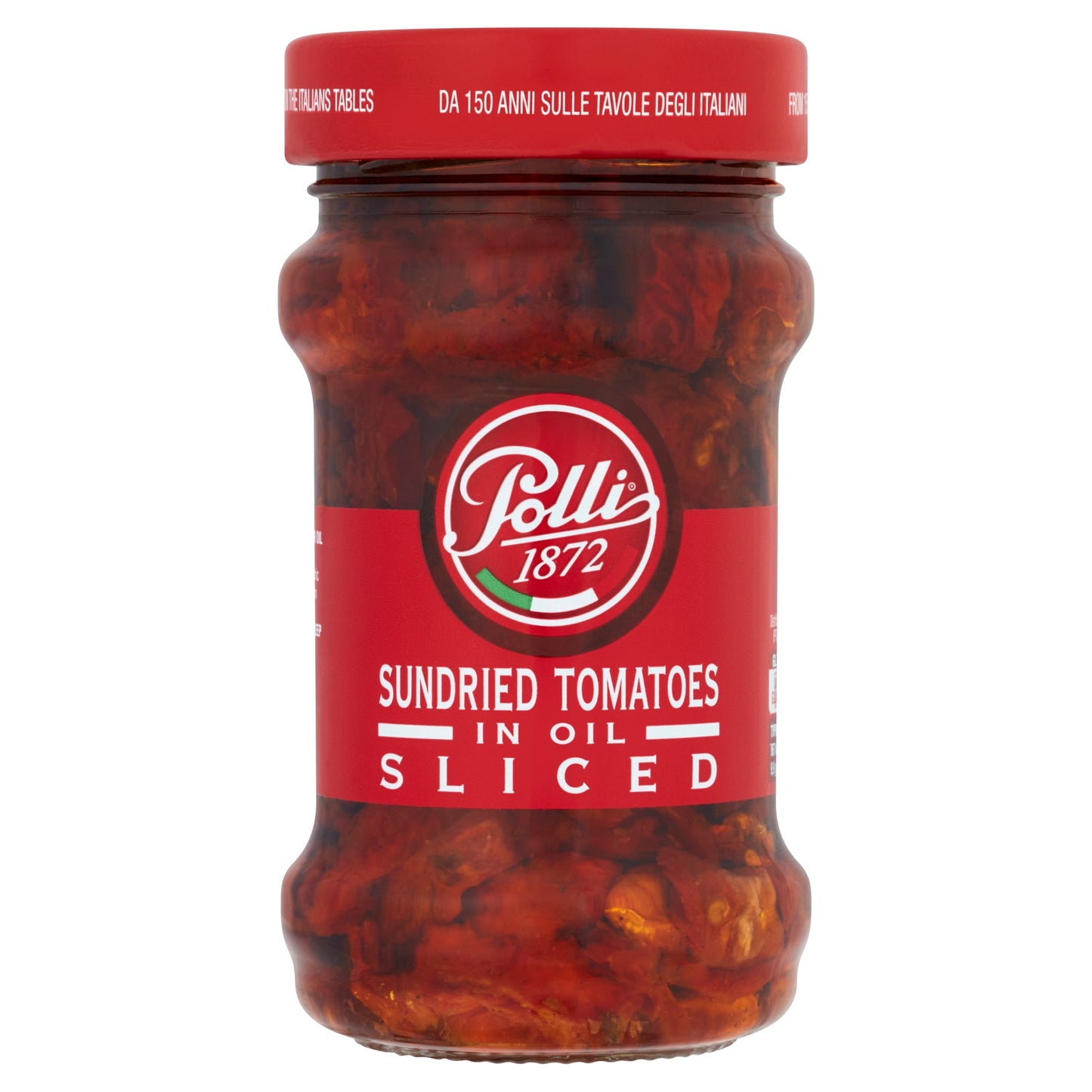 Polli Sliced Sundried Tomatoes in Oil 190g — image 1