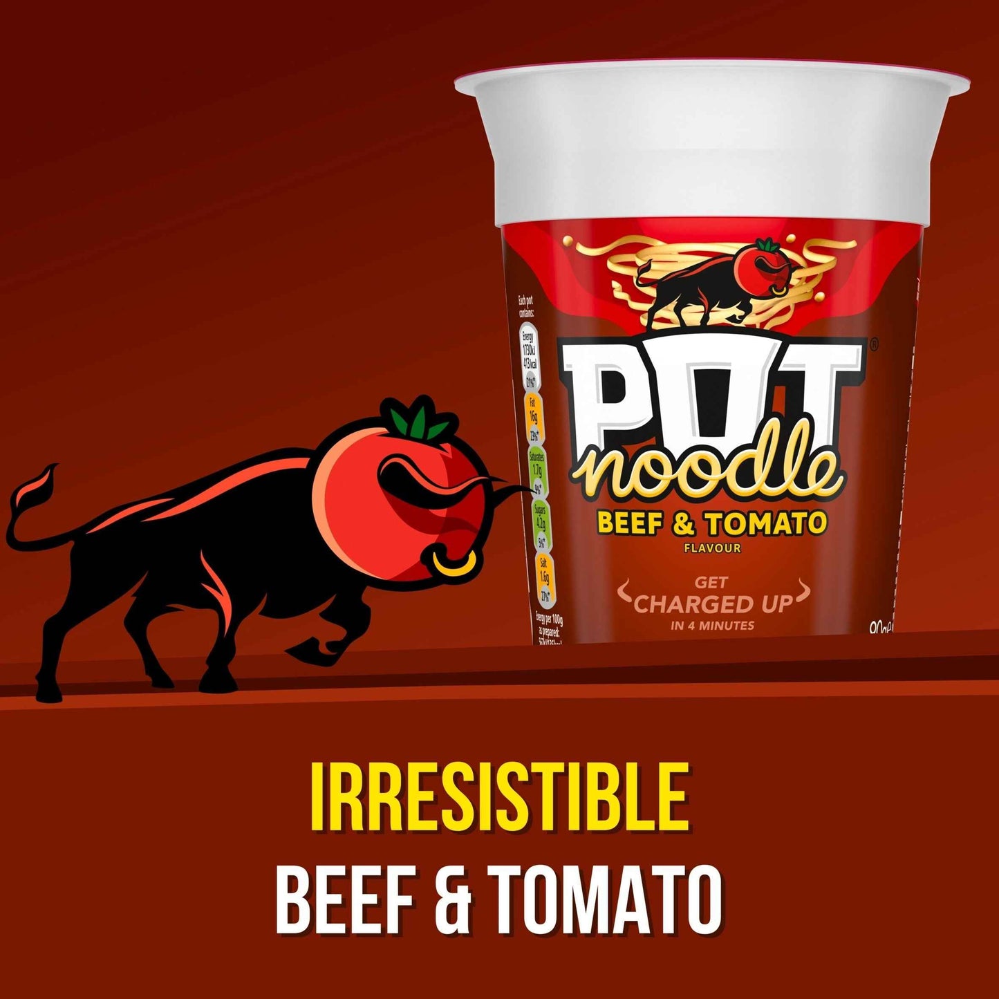 POT NOODLE Beef & Tomato 4 X 90g gallery