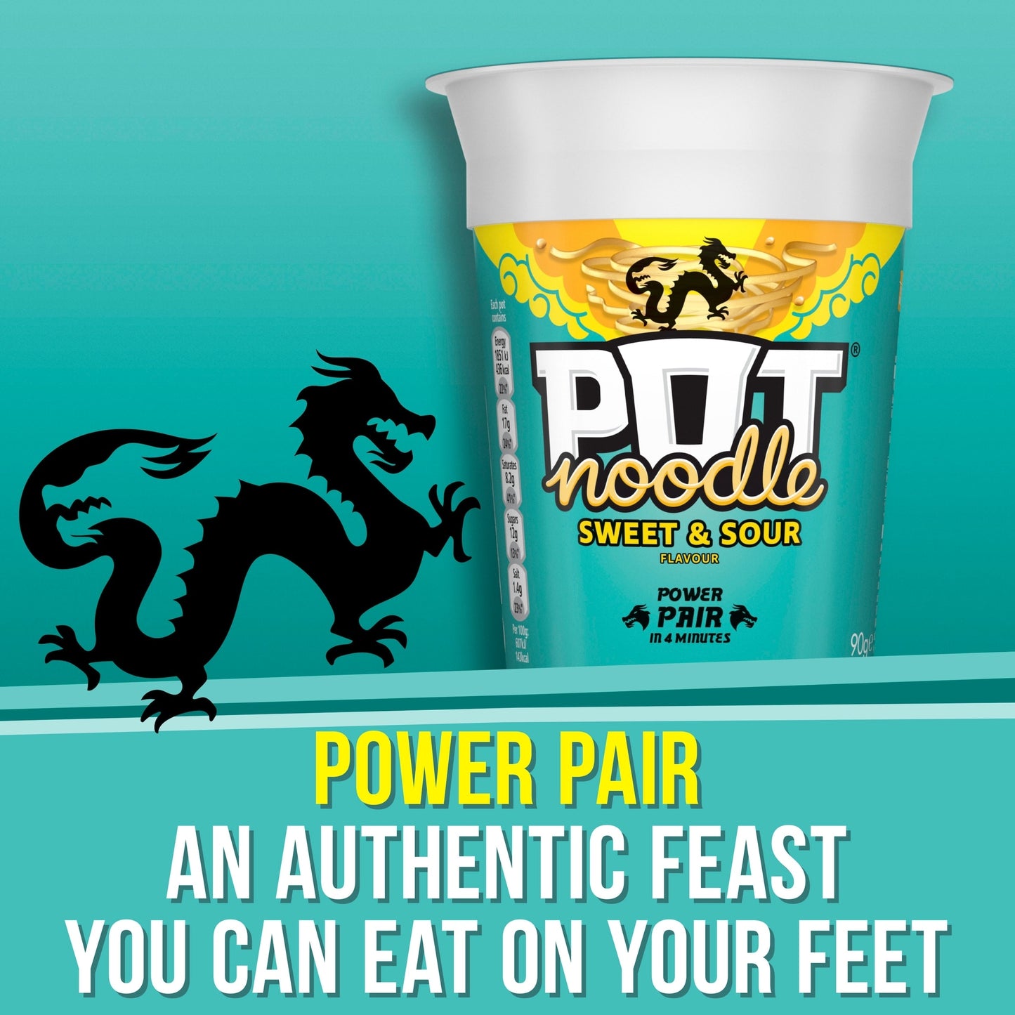 Pot Noodle Sweet & Sour Instant Noodles 90g — image 4