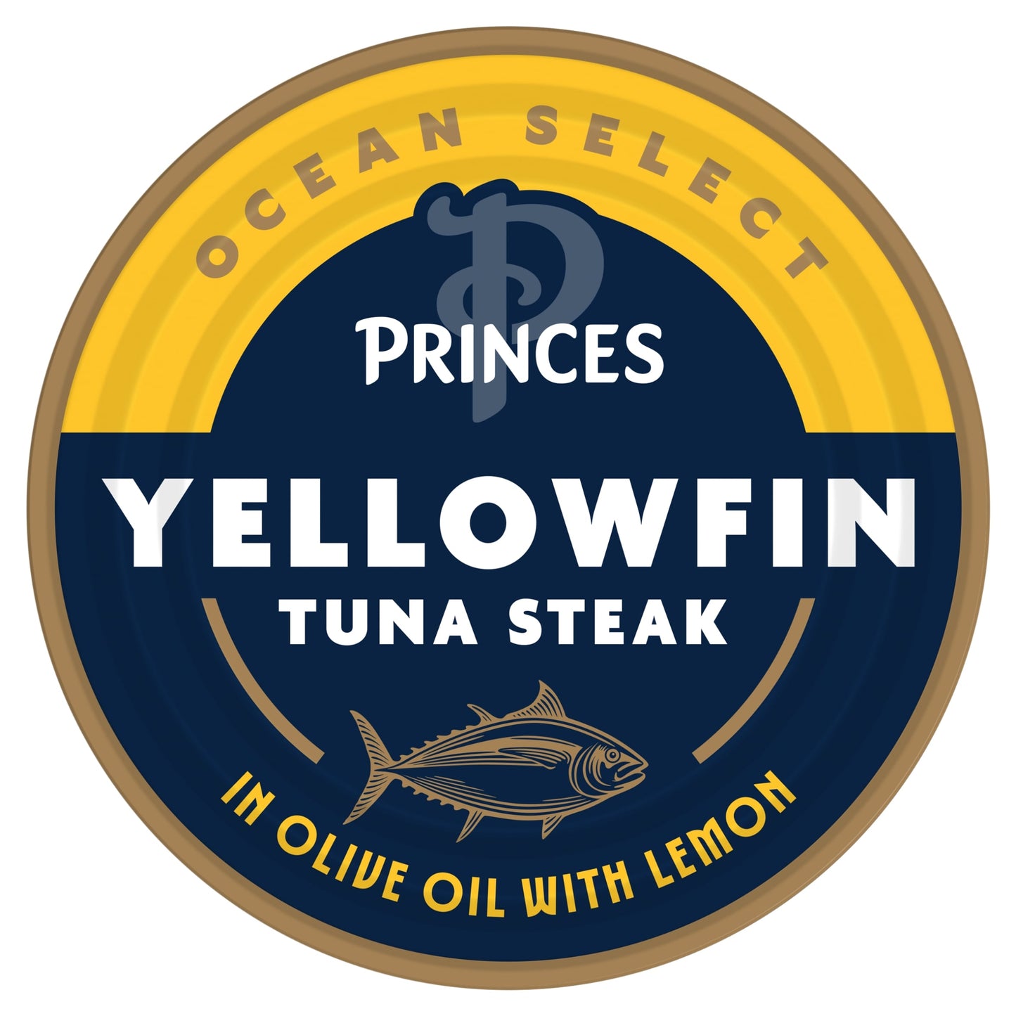 PRINCES OCEAN SELECT YELLOWFIN TUNA STEAK IN OLIVE OIL WITH LEMON 160G — image 1