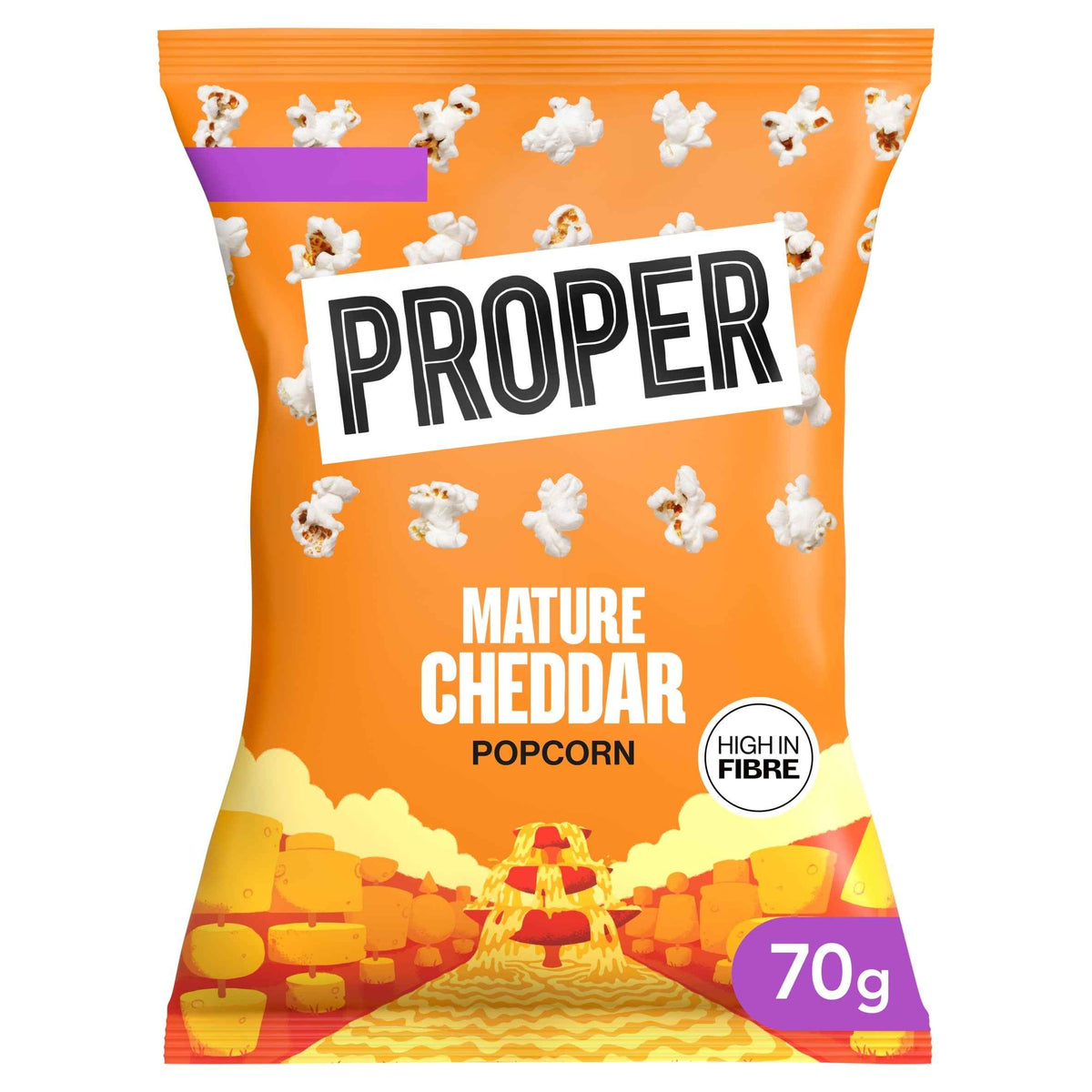 PROPER Corn Mature Cheddar Popcorn 70g