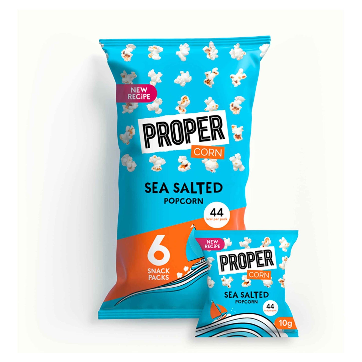 PROPERCORN Sea Salted Popcorn 6 X 10g 6x10g gallery