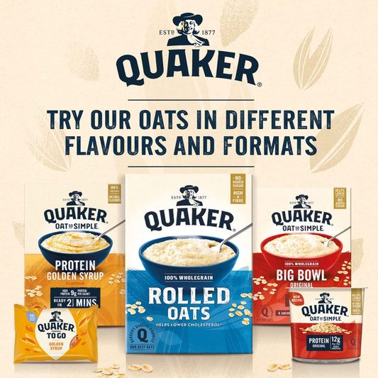 QUAKER Oat So Simple Big Bowl Original Porridge Sachets 6x38.5g