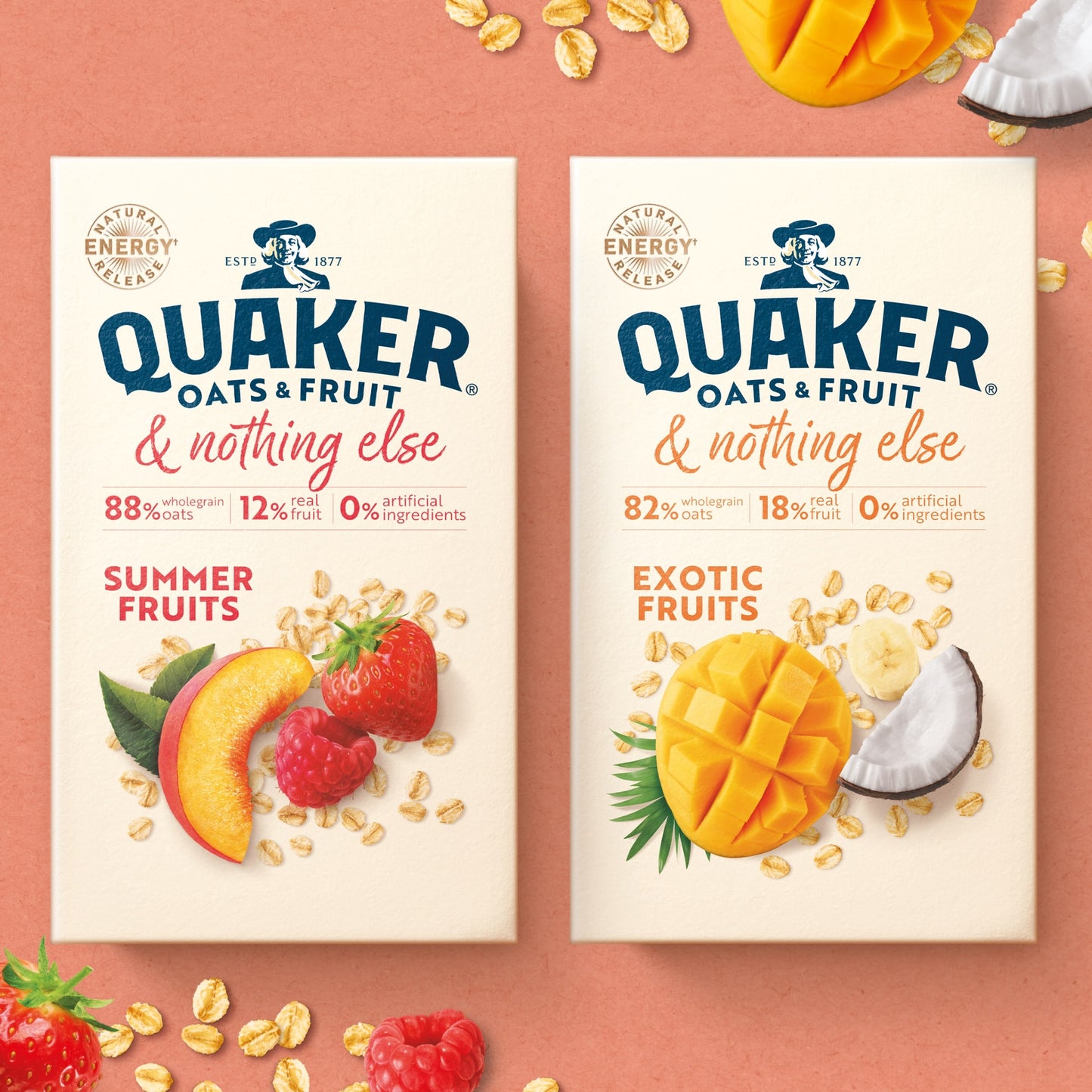 Quaker Oats Exotic Fruits & Nothing Else Porridge Sachets 8 x 33g — image 4