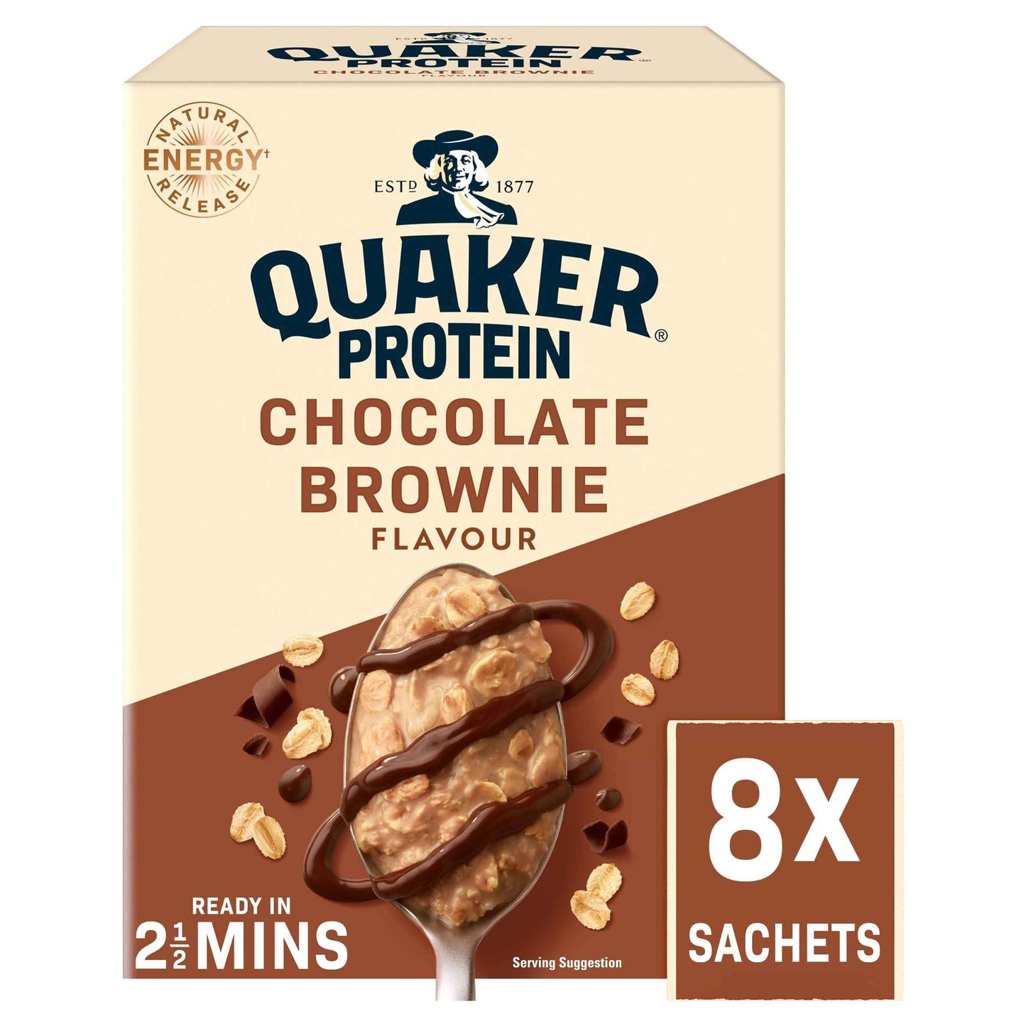 QUAKER Protein Chocolate Brownie Flavour 352g