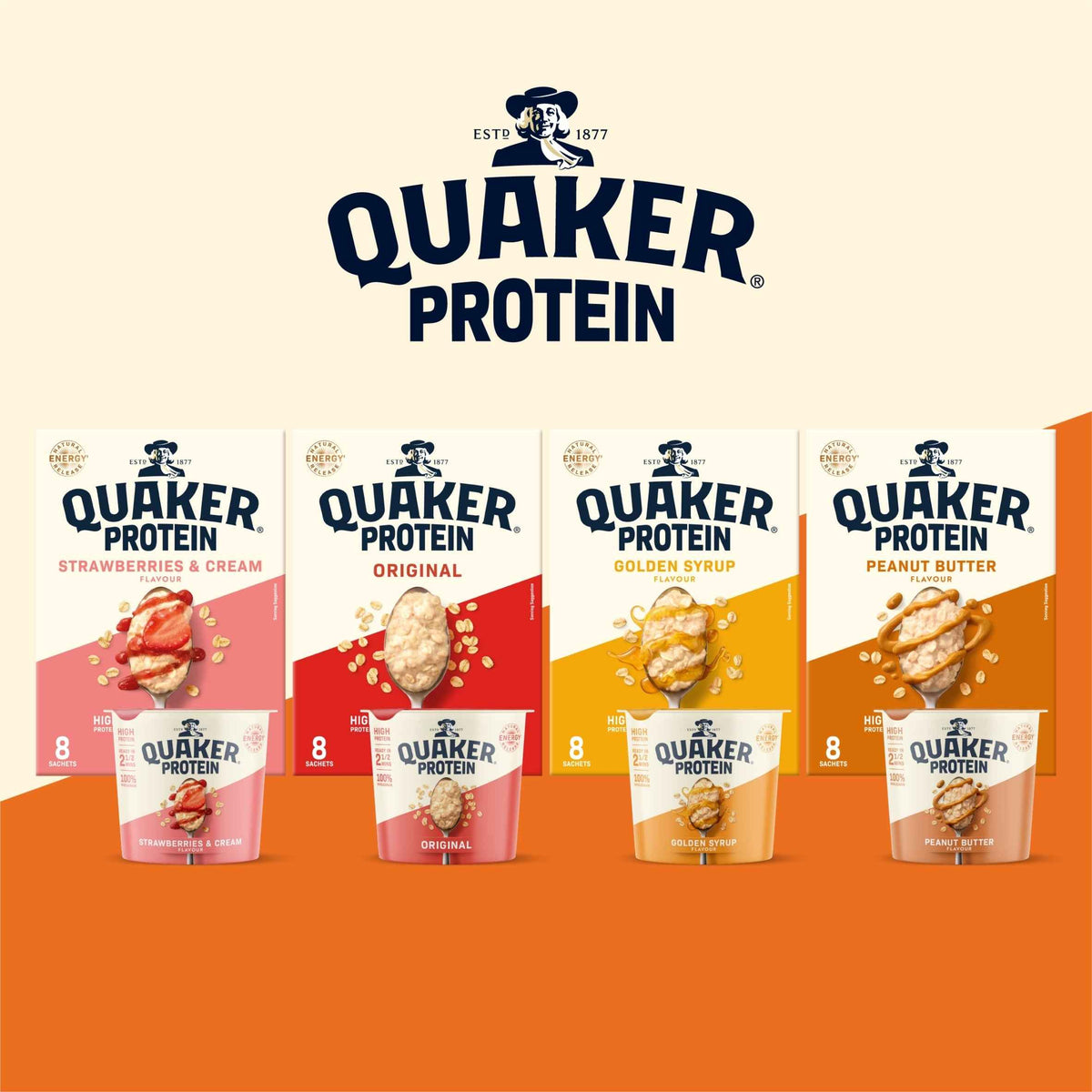 QUAKER Protein Oat So Simple Original Porridge Pot 49g gallery