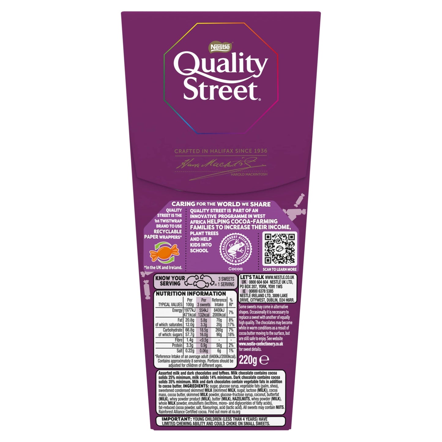 Quality Street Chocolate Carton 220g — image 3