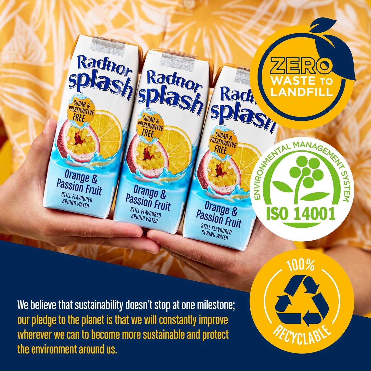 Radnor Splash Orange & Passion Fruit 3X250ml — image 2