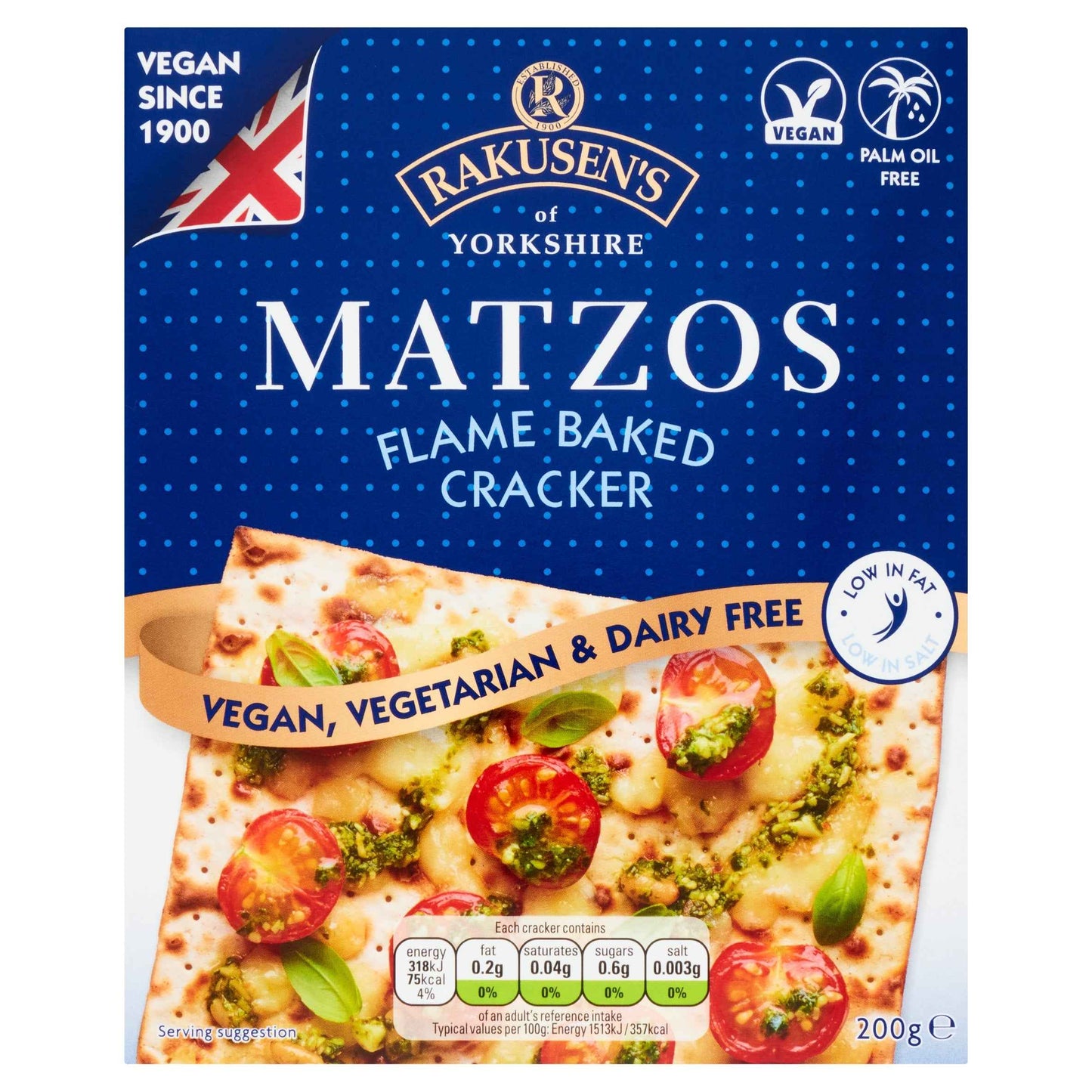 RAKUSENS Traditional Matzos 200g