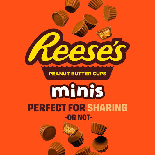 Reese's Milk Chocolate Peanut Butter Cups Mini's Unwrapped More To gallery