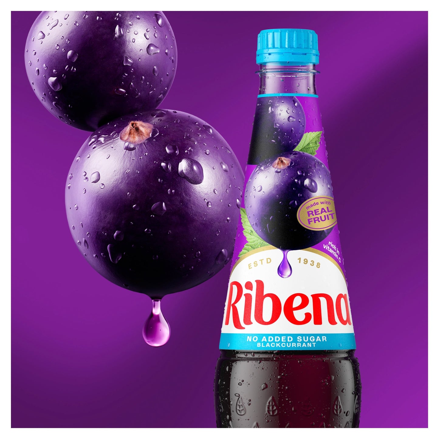 Ribena Blackcurrant Squash No Added Sugar 850ml — image 5