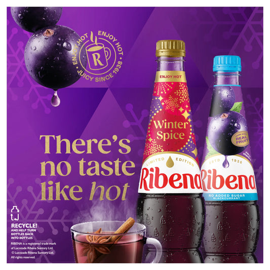 Ribena No Added Sugar Squash - Winter Spice 850ml — image 2