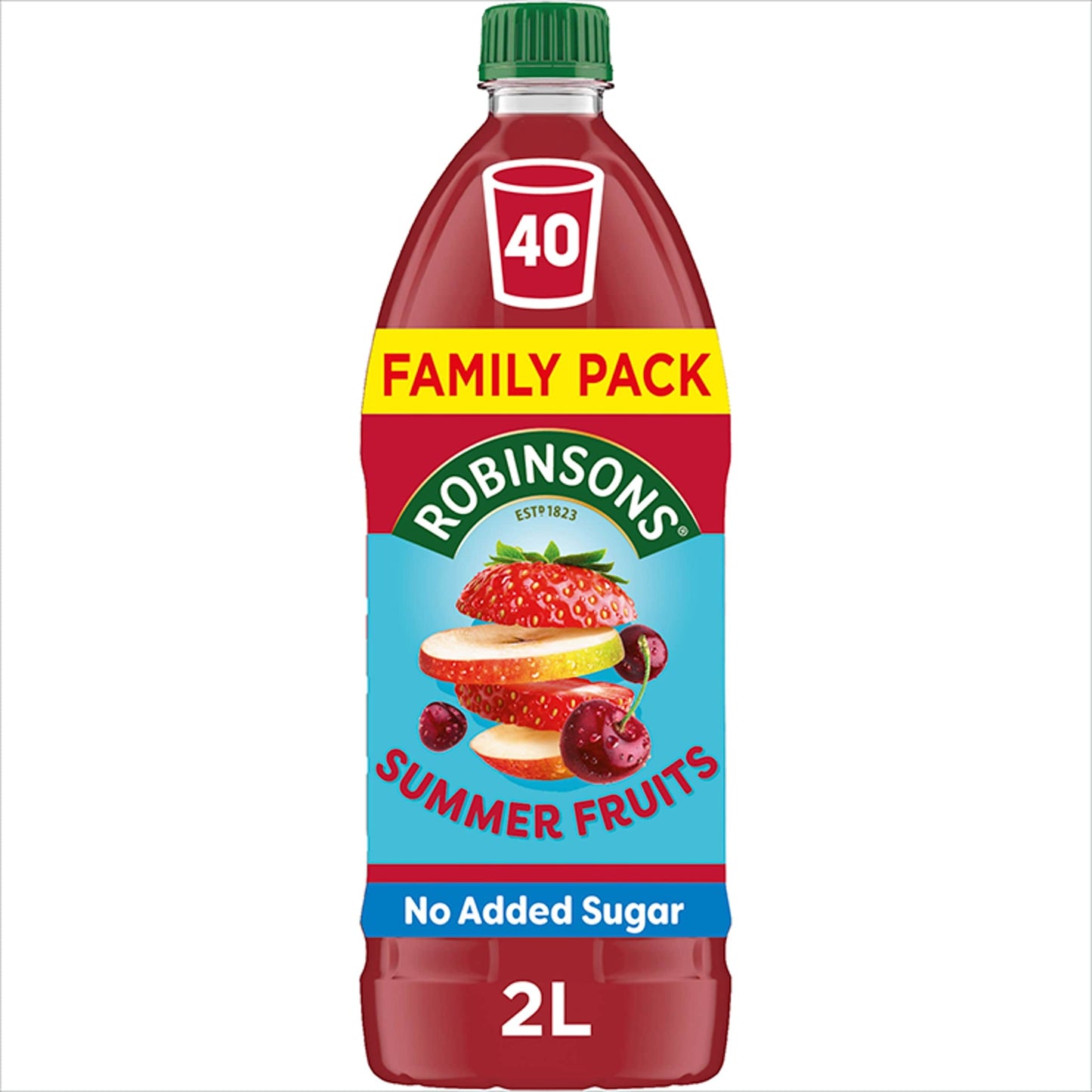 Robinsons Summer Fruit No Added Sugar Squash 2L — image 1