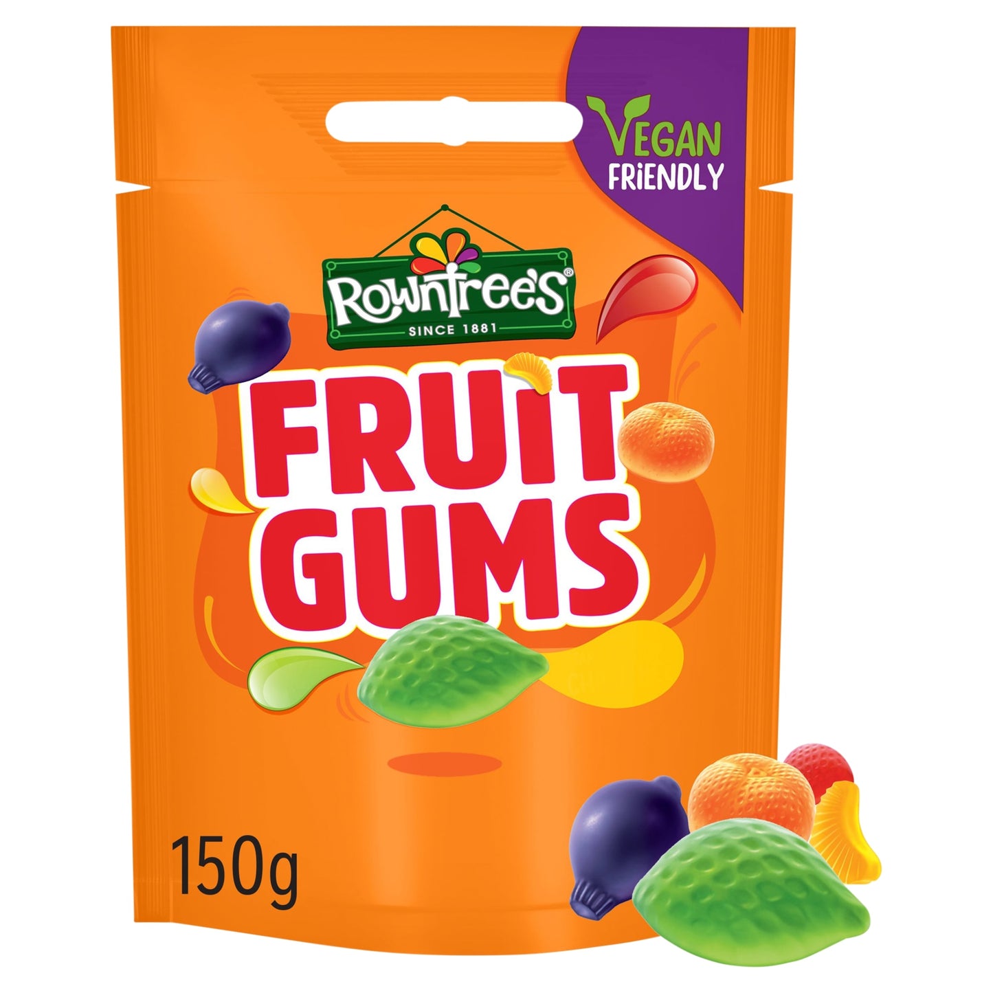 Rowntree's Fruit Gums Sweets Sharing Bag 150g — image 1