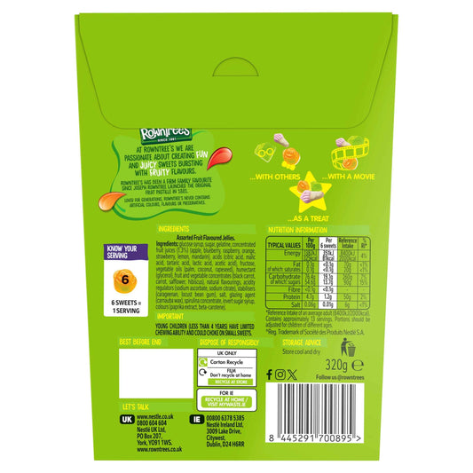 Rowntree's Randoms Sweets Carton 320g 320g pack shot