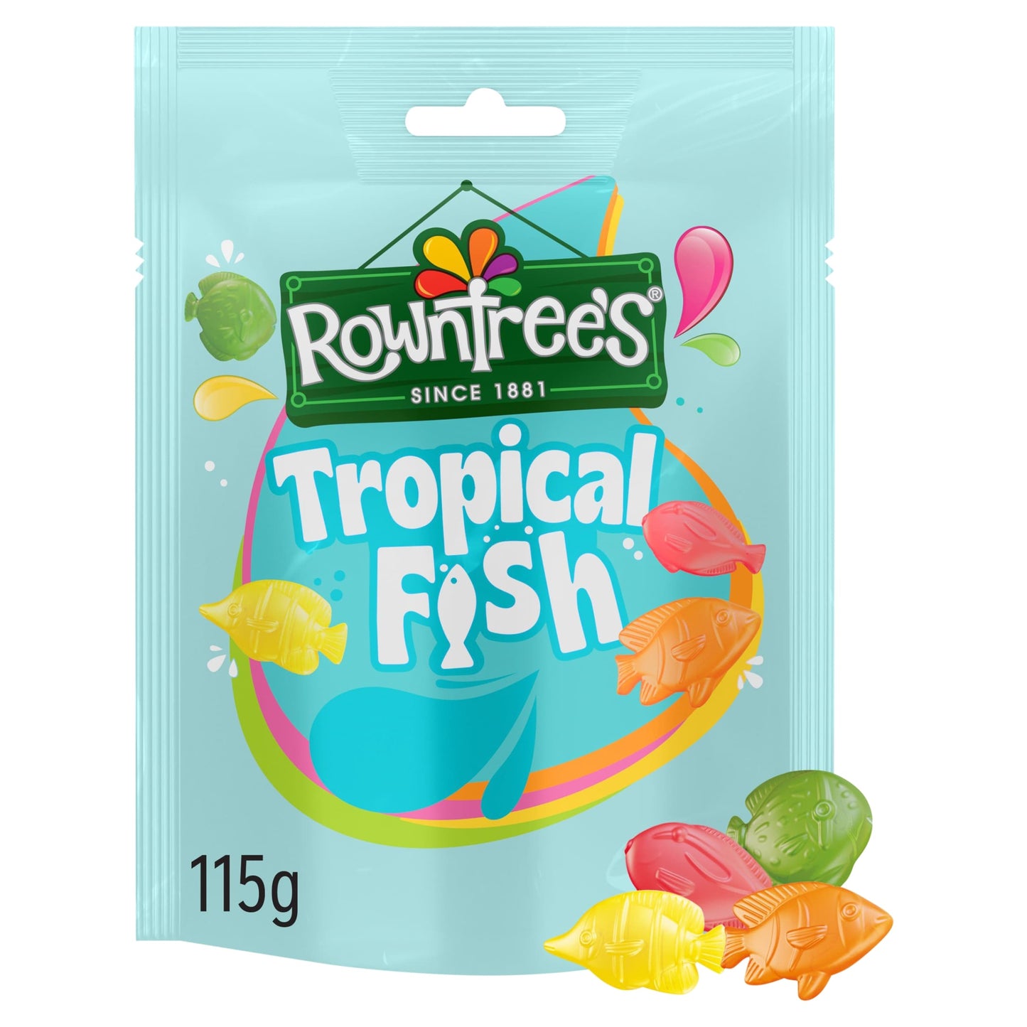Rowntree's Tropical Fish Sweets 115g — image 1
