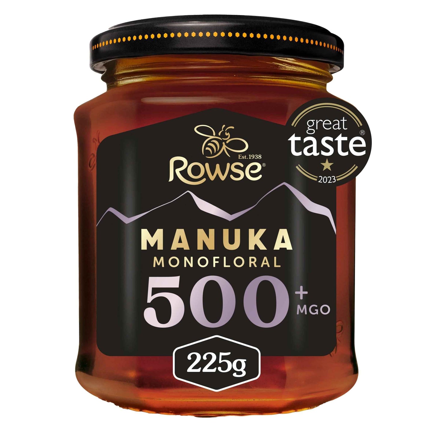 Rowse Authentic Manuka New Zealand Honey 500+ Mgo 225g