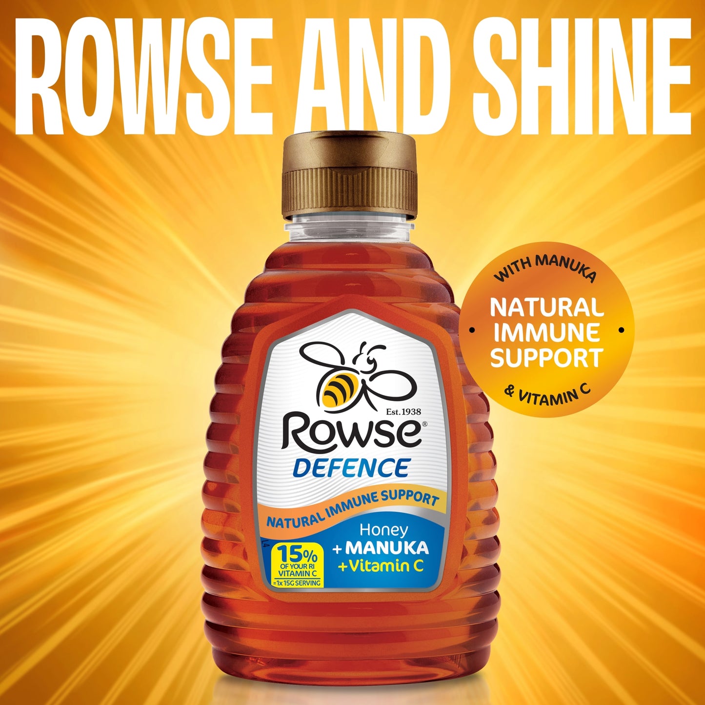 Rowse Supahoney With Manuka & Vitamin C 250G — image 3
