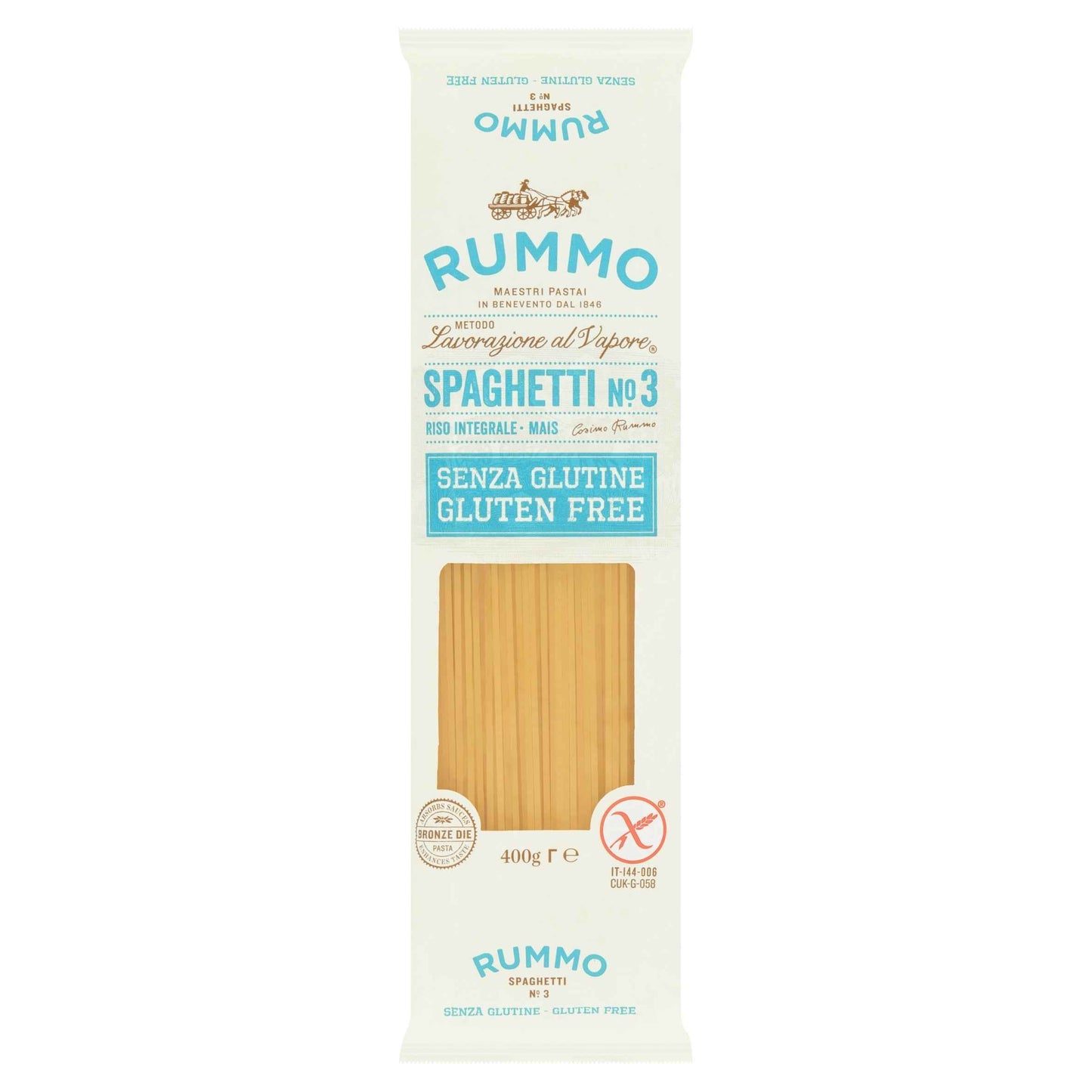 RUMMO Gluten Free Spaghetti Pasta N0.3, 400g