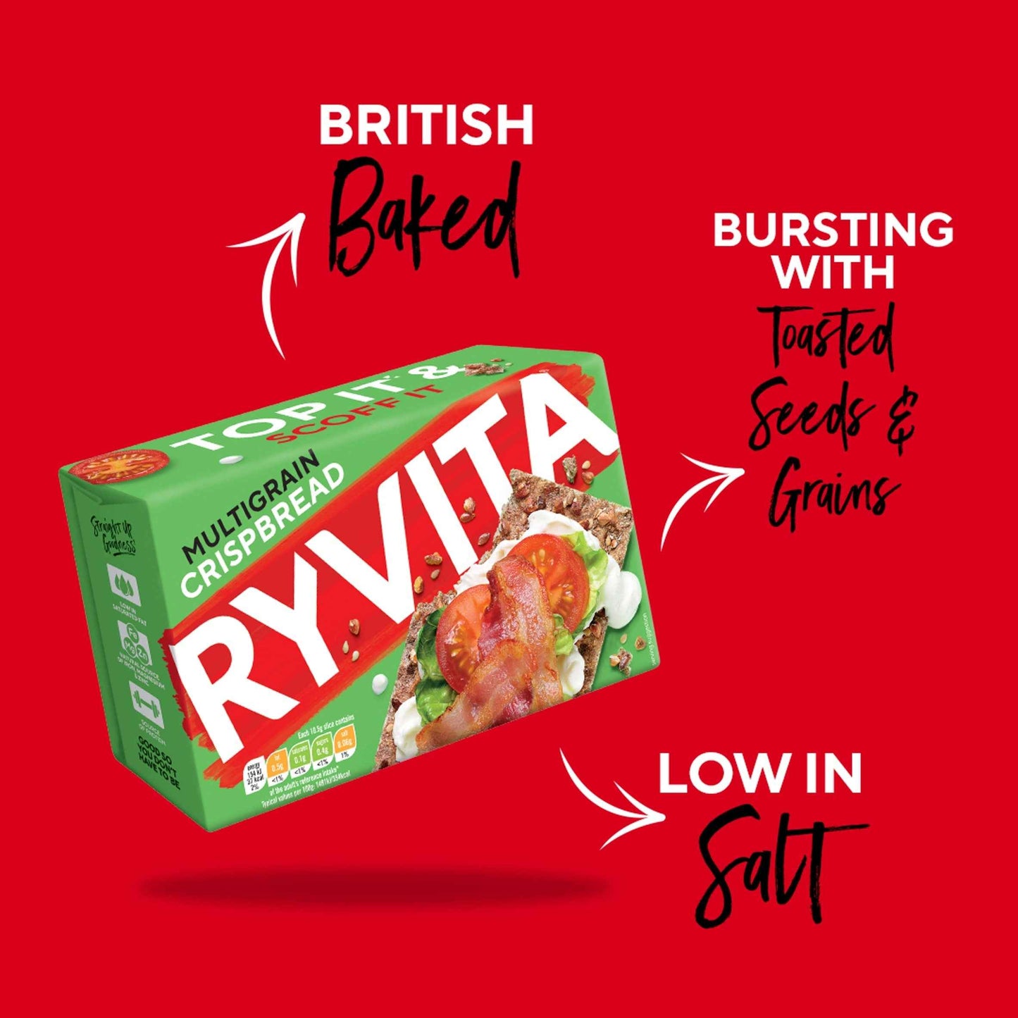 RYVITA Multigrain Rye Bread 250g pack shot