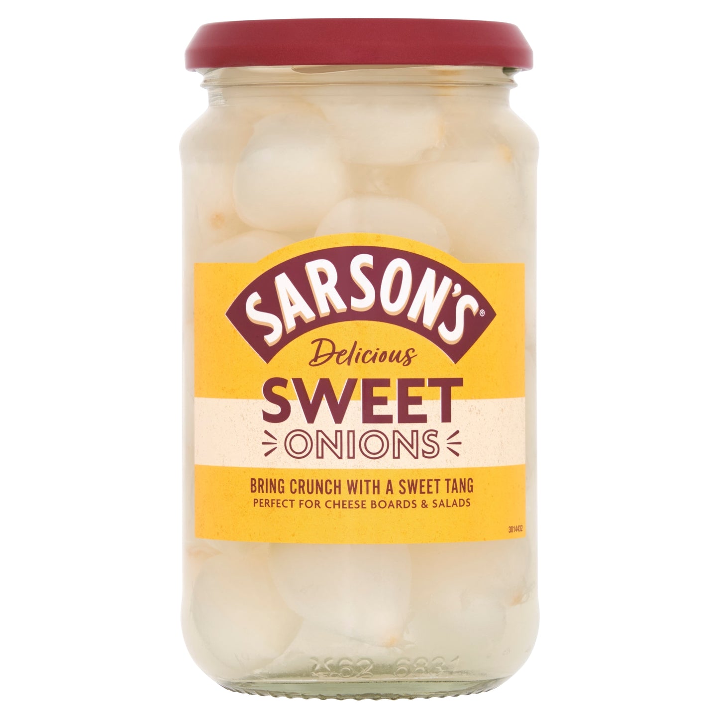 Sarsons Sweet Onions 460G — image 1