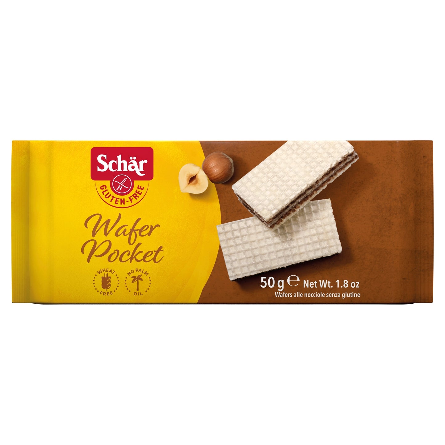 Schar Gluten-Free Wafer Pocket - Hazelnut Cream 50g — image 1