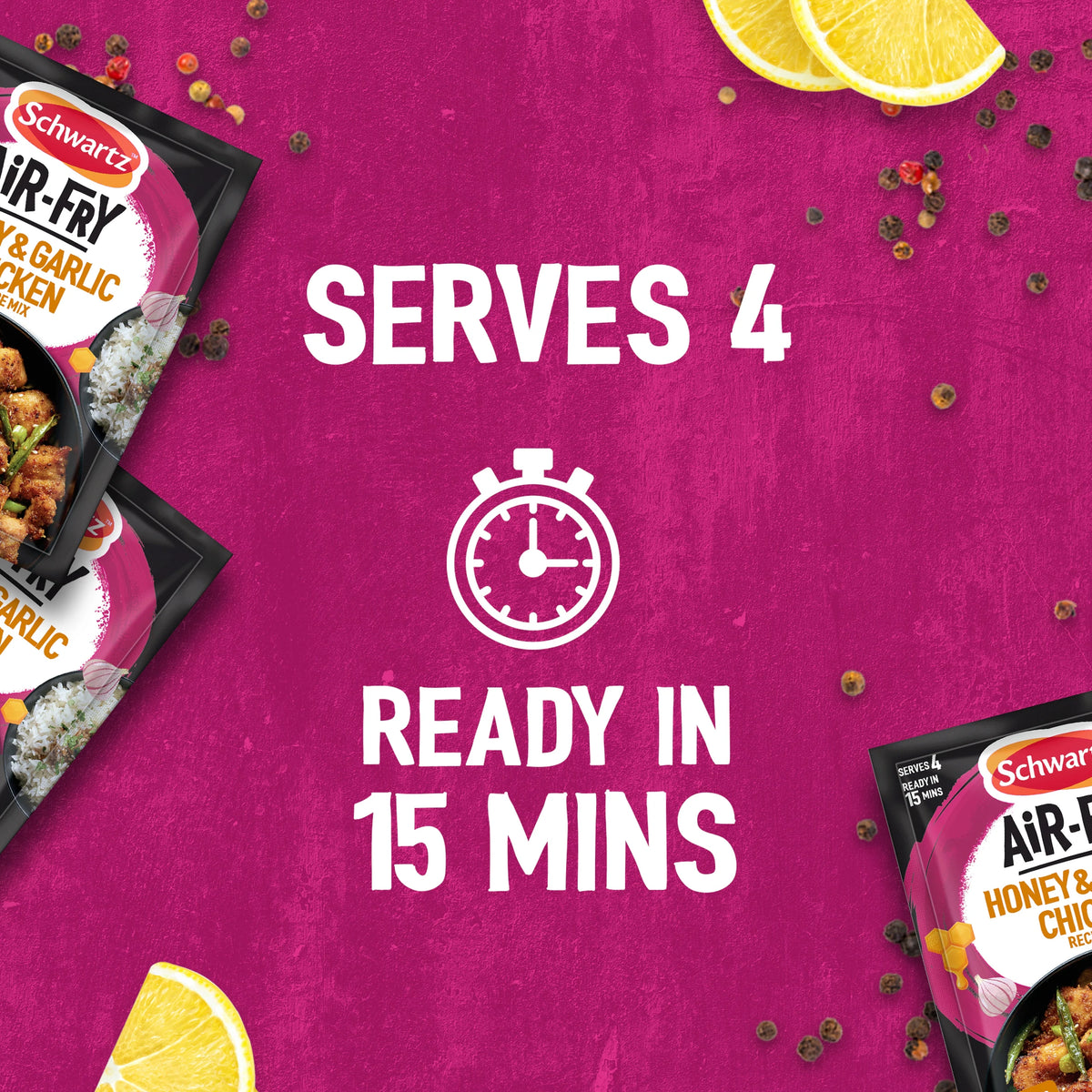 Schwartz Air Fry Honey & Garlic Chicken Recipe Mix 30g — image 5