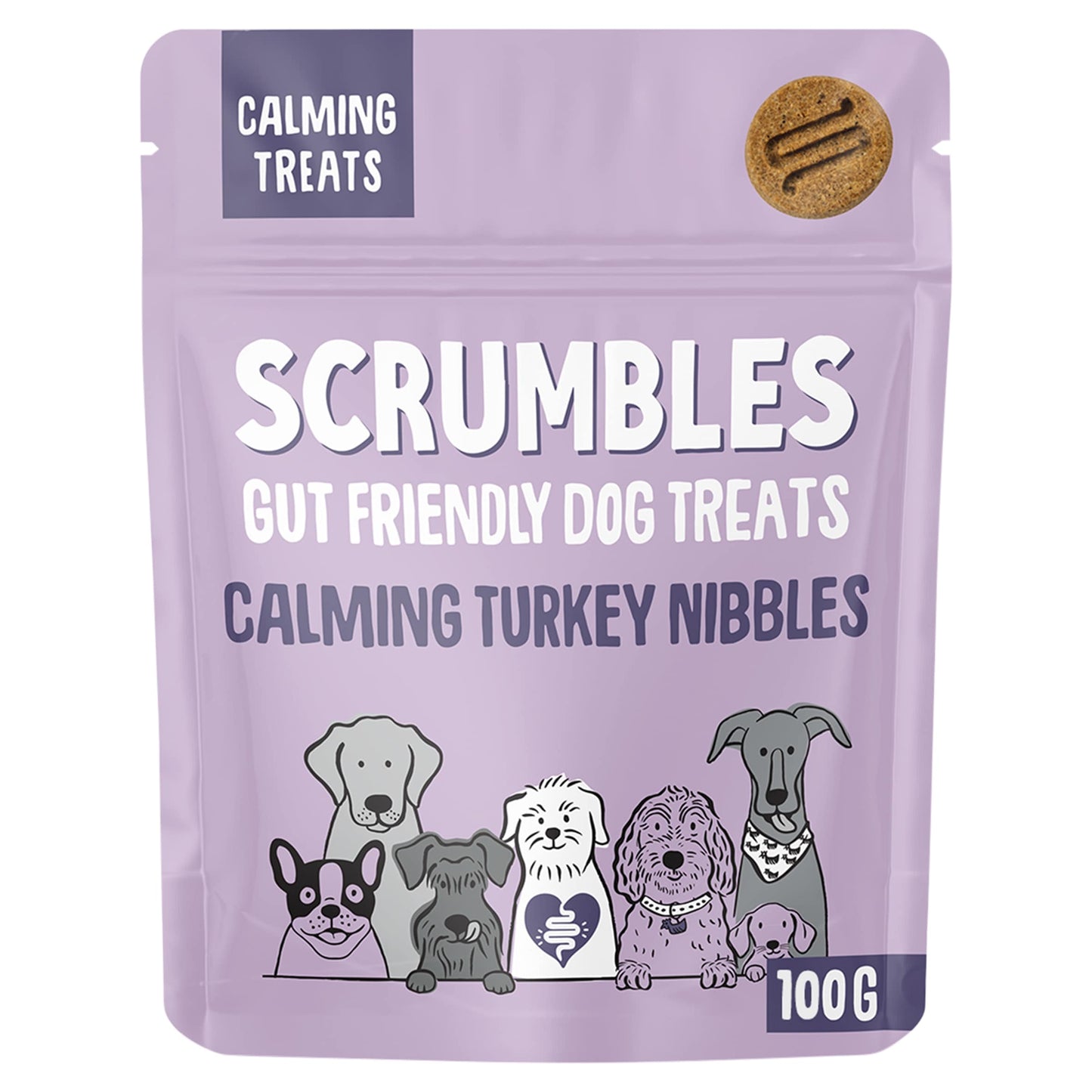 Scrumbles Nibbles Calming Dog Treats 100G — image 1