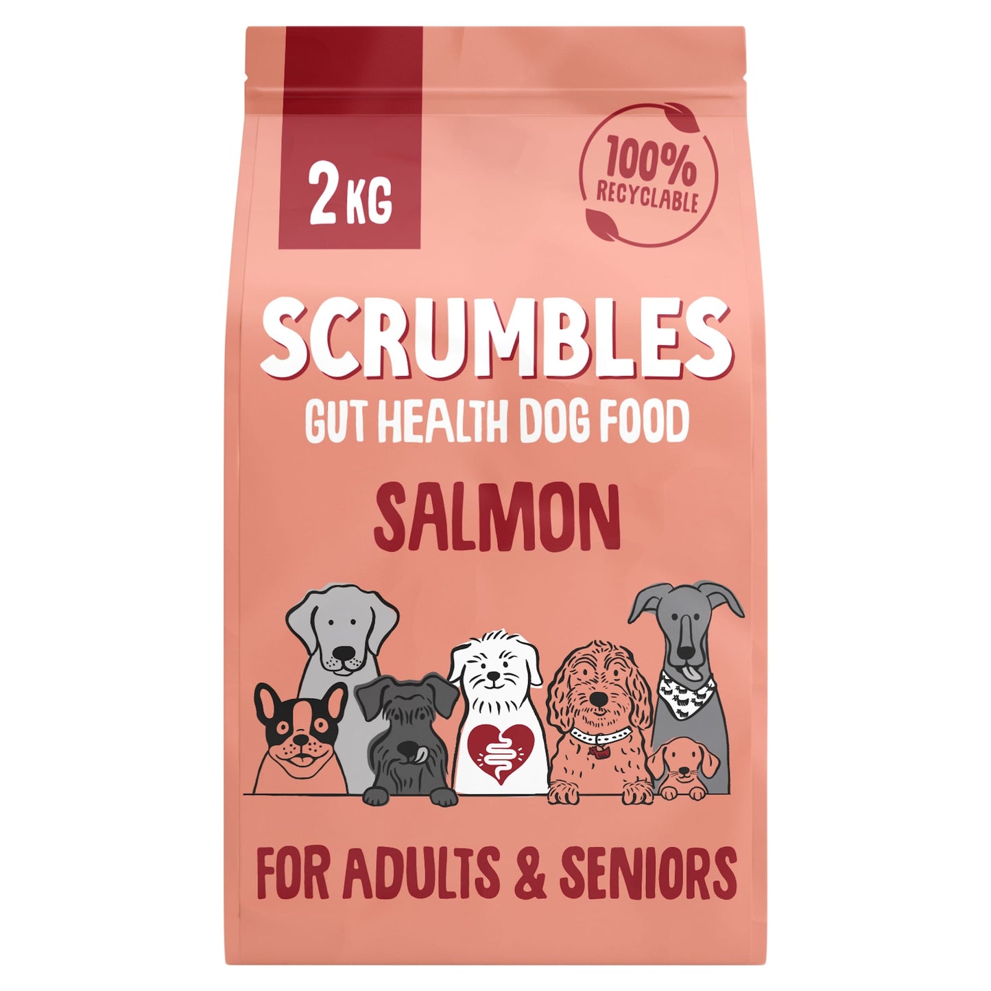 Scrumbles Salmon Dry Dog Food 2Kg — image 1