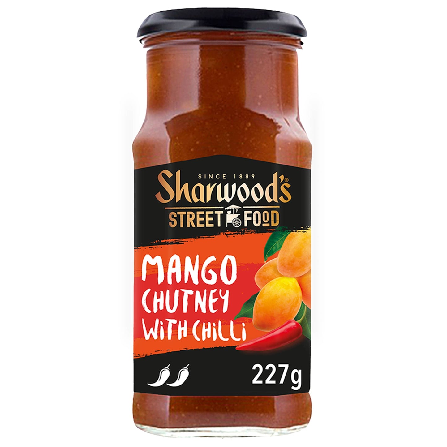 Sharwood's Street Food Mango Chutney with Chilli 227g — image 1