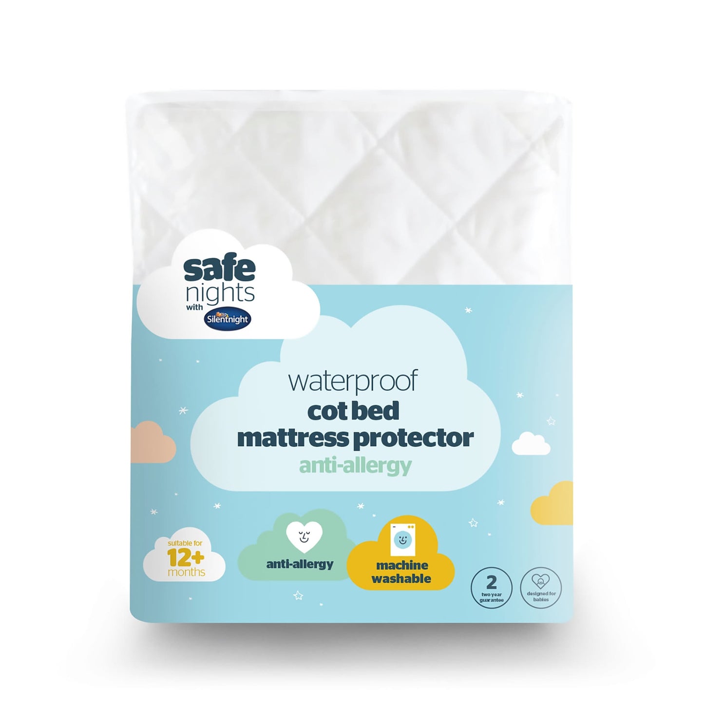 Silent Night Quilted Cotbed Protector — image 1