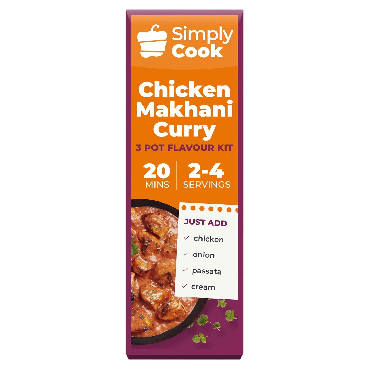 Simplycook Chicken Makhani Curry Flavour Kit 42g