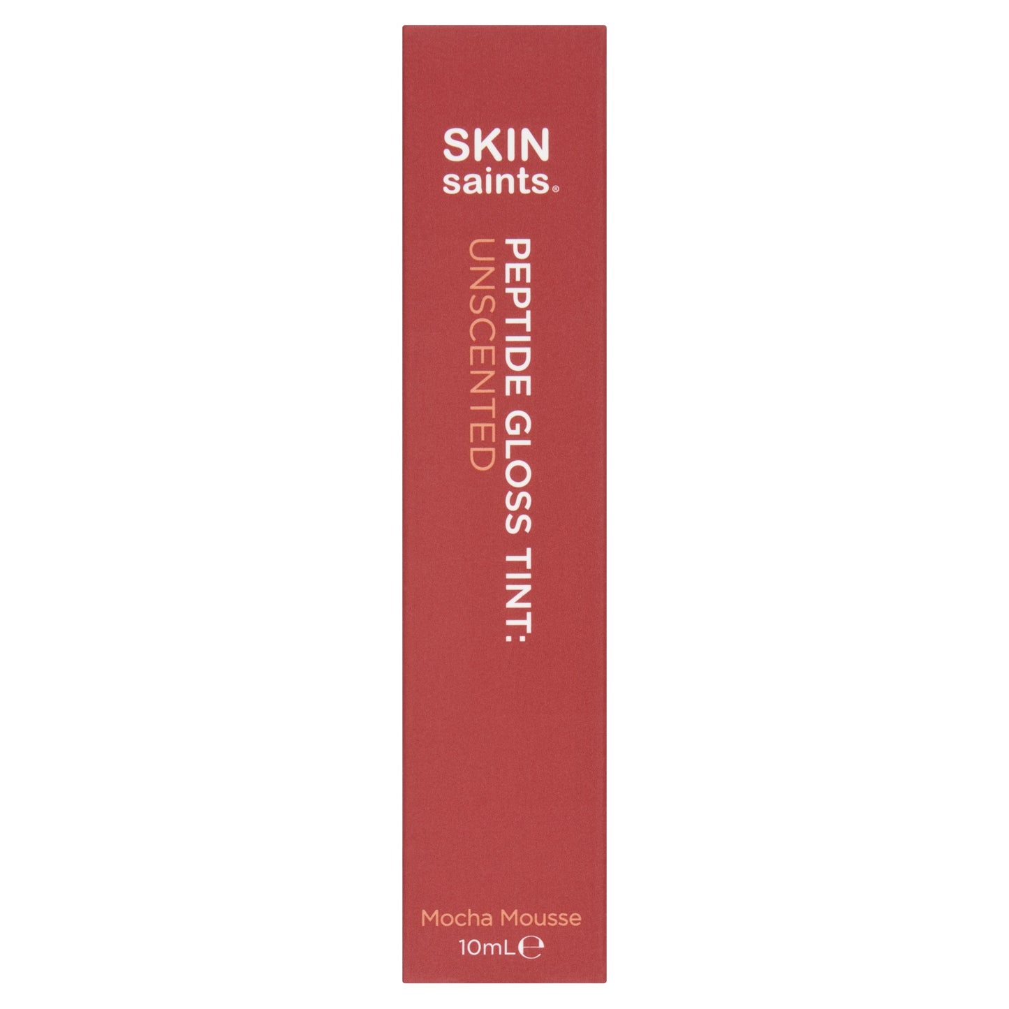 Skin Saints Peptide Gloss Tint Unscented Mocha Mousse 10ml — image 1