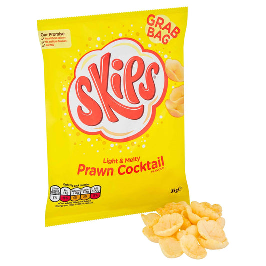 SKIPS Prawn Cocktail Grab Bag Crisps 35g