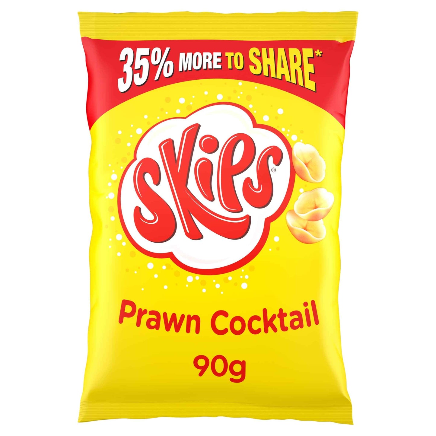 SKIPS Prawn Cocktail Sharing Crisps 90g